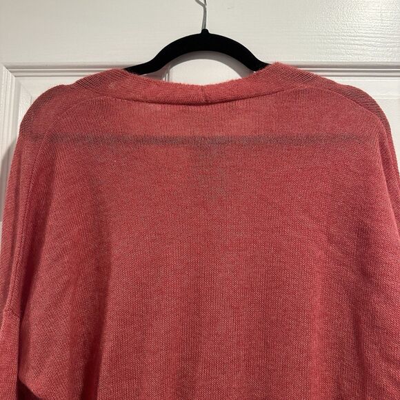 NWT Peruvian Connection Delphi Sweater Sz Medium Pimento Pullover Lightweight - Picture 9 of 10